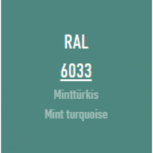 Ral 6033 Turquoise Angled Round Radiator Valves